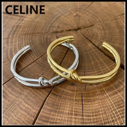 CELINE】セリーヌ ノット ダブル カフ ブレスレット (CELINE