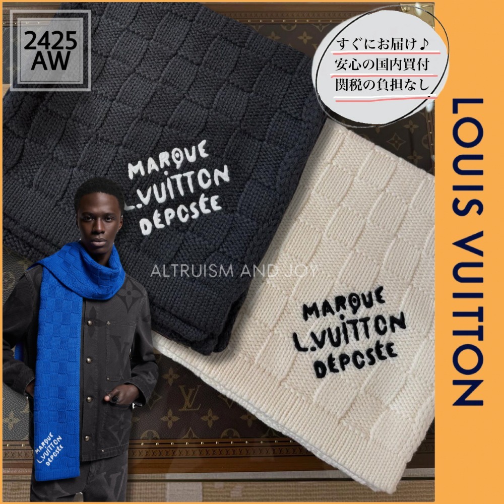 スマートお洒落☆】LV マフラー・ダミエ ヘリテージ スナッグ (Louis