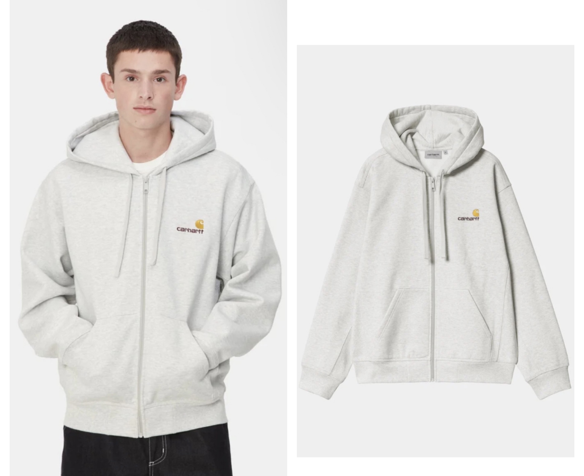 藤井風さん着用◇Carhartt フロントZip フーディ 送料・関税無料