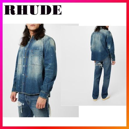 ブルー（青）系 RHUDE(ルード) シャツ(メンズ) - ブランド通販のBUYMA