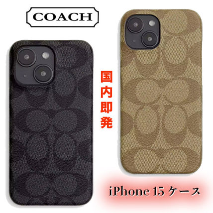 ブラウン（茶色）系 Coach(コーチ) スマホケース・テックアクセサリー