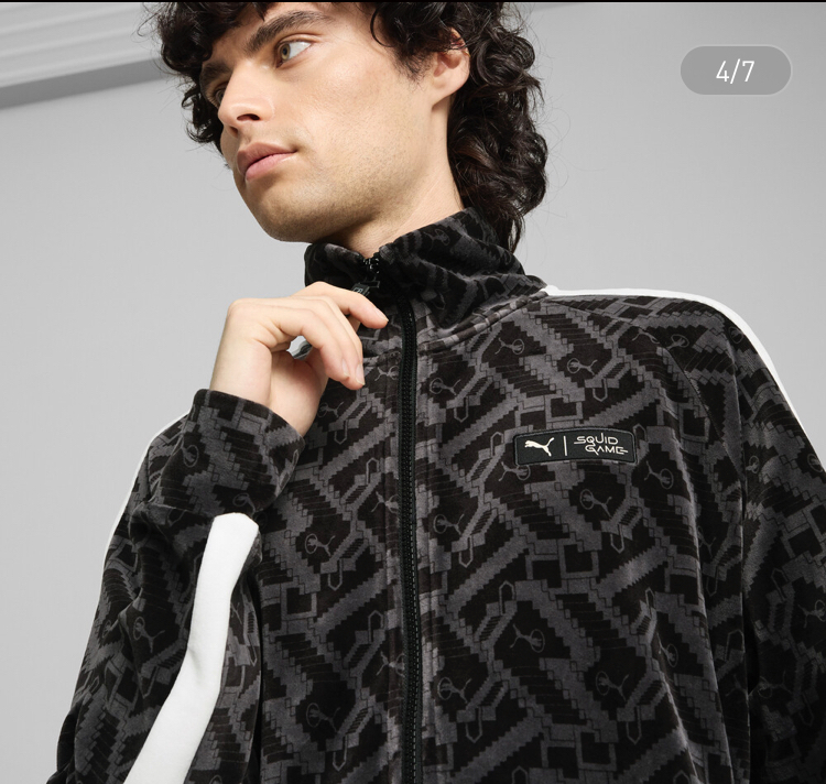 PUMA】PUMA x イカゲーム T7 ICONICベロア トラックジャケット (PUMA