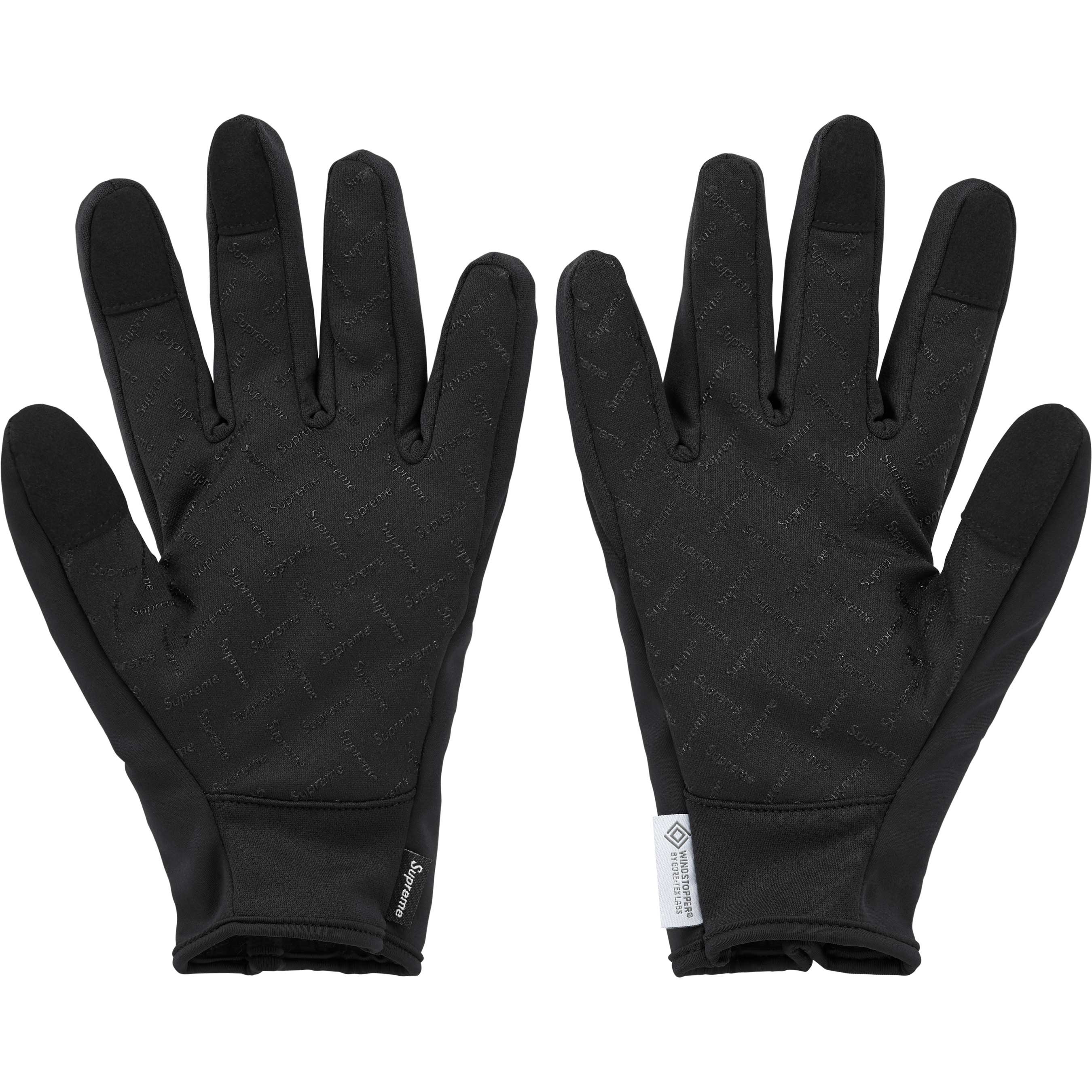 FW24 Supreme WINDSTOPPER Zip Gloves - グローブ 手袋 (Supreme/手袋