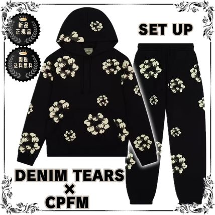 HAPPY ブラック（黒）系 Denim Tears(デニムティアーズ) - ブランド