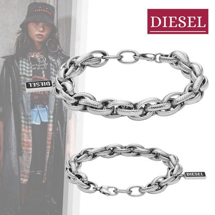 国内直営【DIESEL】DX1514 チェーンブレスレット 送料込 (DIESEL