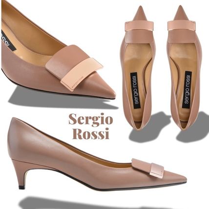ポインテッドトゥ Sergio Rossi(セルジオロッシ) パンプス(レディース