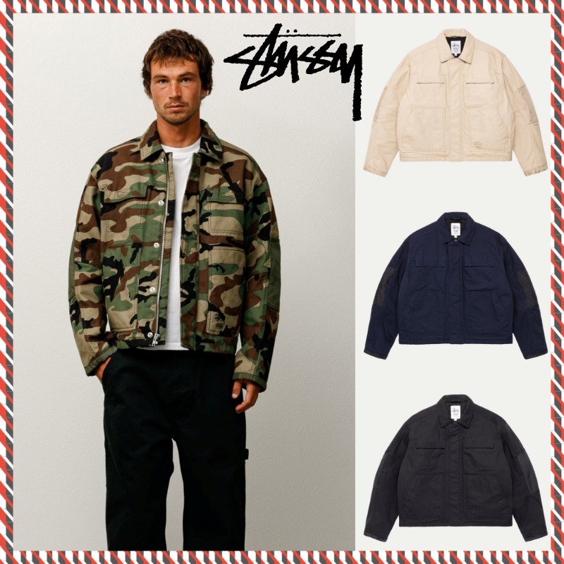 STUSSY】25fw UTILITY WORK JACKET (STUSSY/ジャケットその他