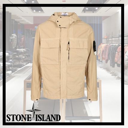 ベージュ系 L STONE ISLAND(ストーンアイランド) マウンテンパーカー