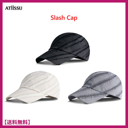 ホワイト（白）系 ATiiSSU(アティシュ) キャップ(レディース
