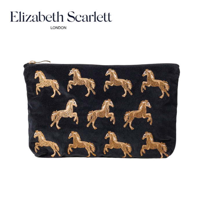 送料関税込 Elizabeth Scarlett/ Wild Horses Everyday Pouch