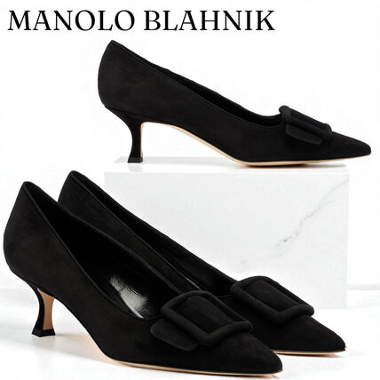 スエード Manolo Blahnik(マノロブラニク) パンプス(レディース