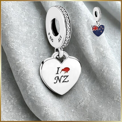海外限定◇ Pandora ◇New Zealand Charm Silver NZ国旗チャーム