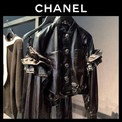 CHANEL(シャネル) レザージャケット・コート(レディース) - ブランド