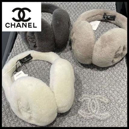 グレー（灰色）系 CHANEL(シャネル) イヤーマフ(レディース