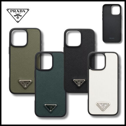 グリーン（緑）系 PRADA(プラダ) iPhone・スマホケース(レディース