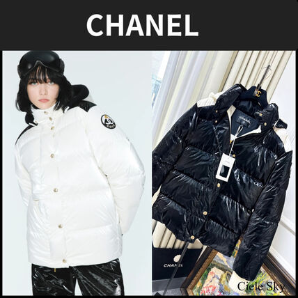 デニム CHANEL(シャネル) ダウンジャケット・コート(レディース