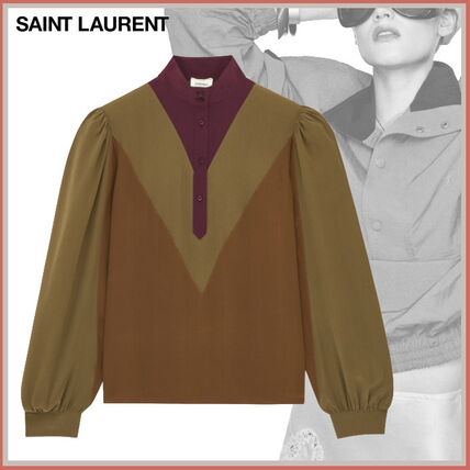 シルク Saint Laurent(サンローラン) ブラウス・シャツ(レディース