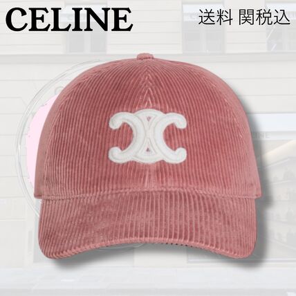 ピンク CELINE(セリーヌ) 帽子(レディース) - ブランド通販のBUYMA