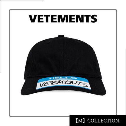 VETEMENTS(ヴェトモン) キャップ(メンズ) - ブランド通販のBUYMA