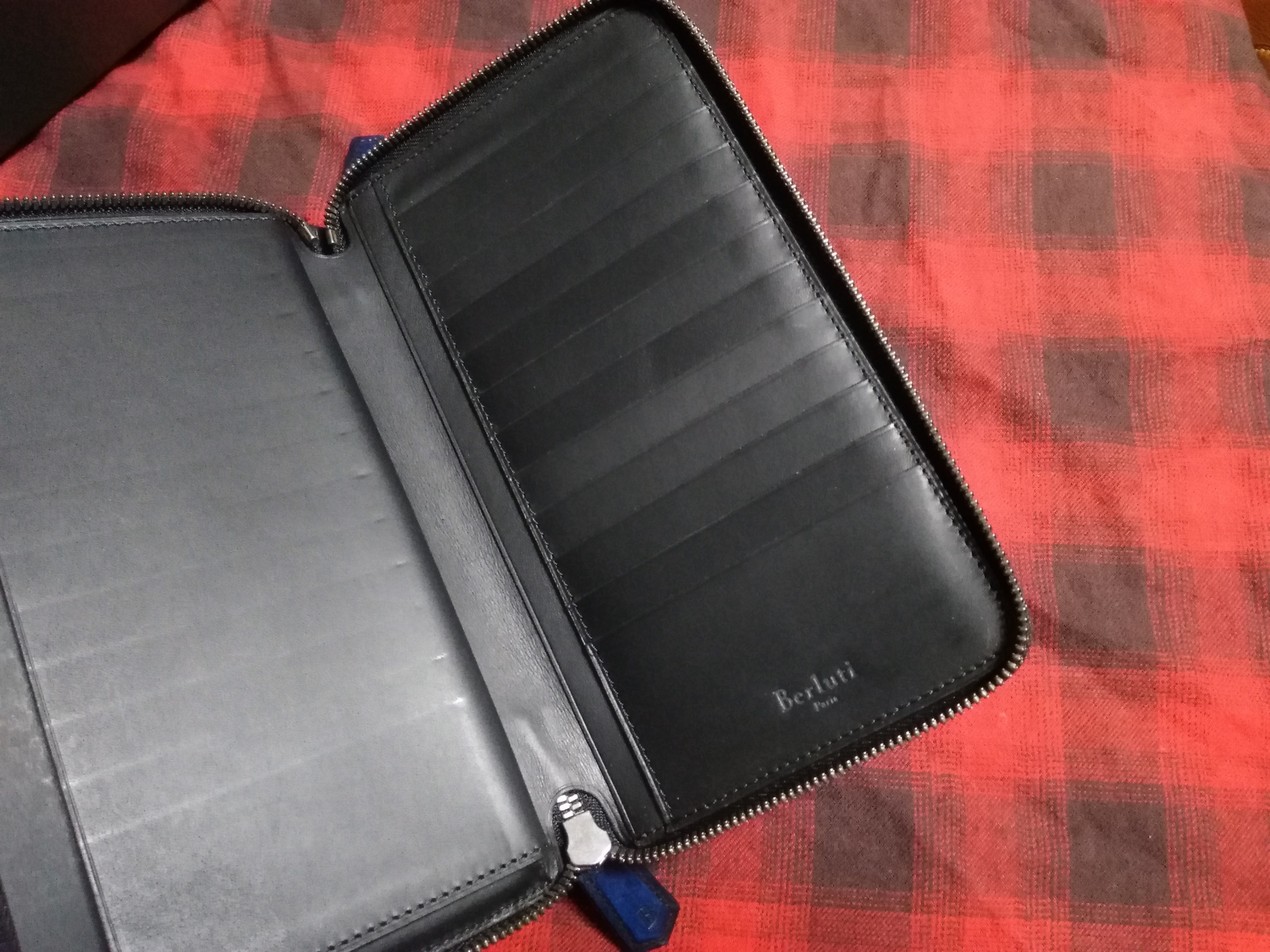 関税込◇Wスタンプxゴールドパティーヌ希少品!!ベルルッティTALI