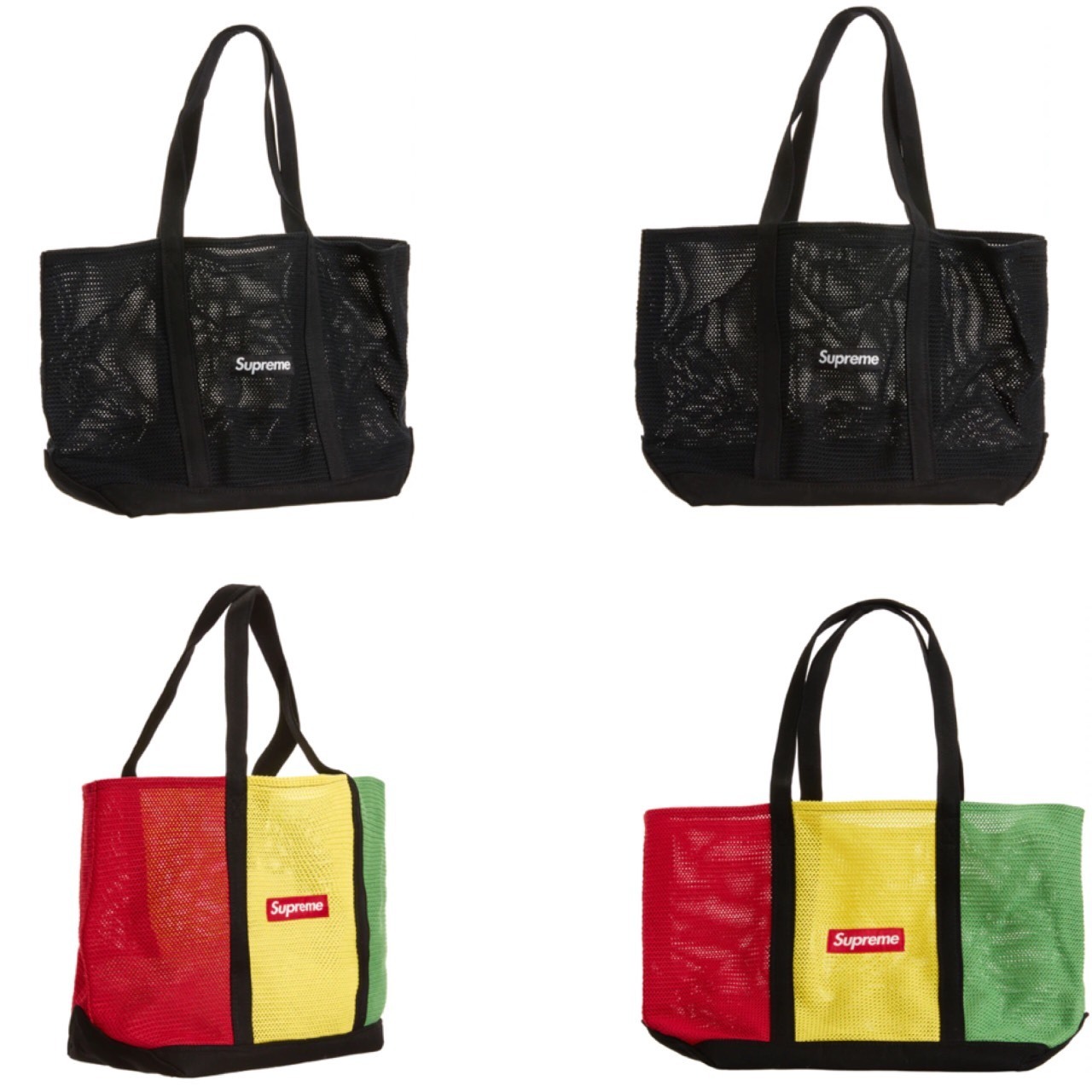 Supreme シュプリーム☆編み編みかごトートバッグ☆String Tote