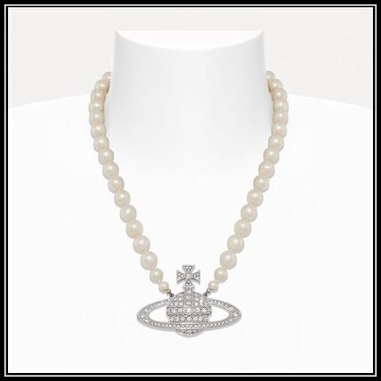 新作◇Vivienne Westwood◇MAN BAS RELIEF PEARL ネックレス (Vivienne