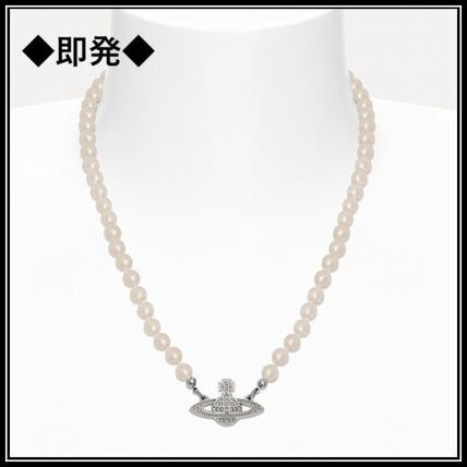 ◇Vivienne Westwood◇MAN MINI BAS RELIEF PEARL ネックレス