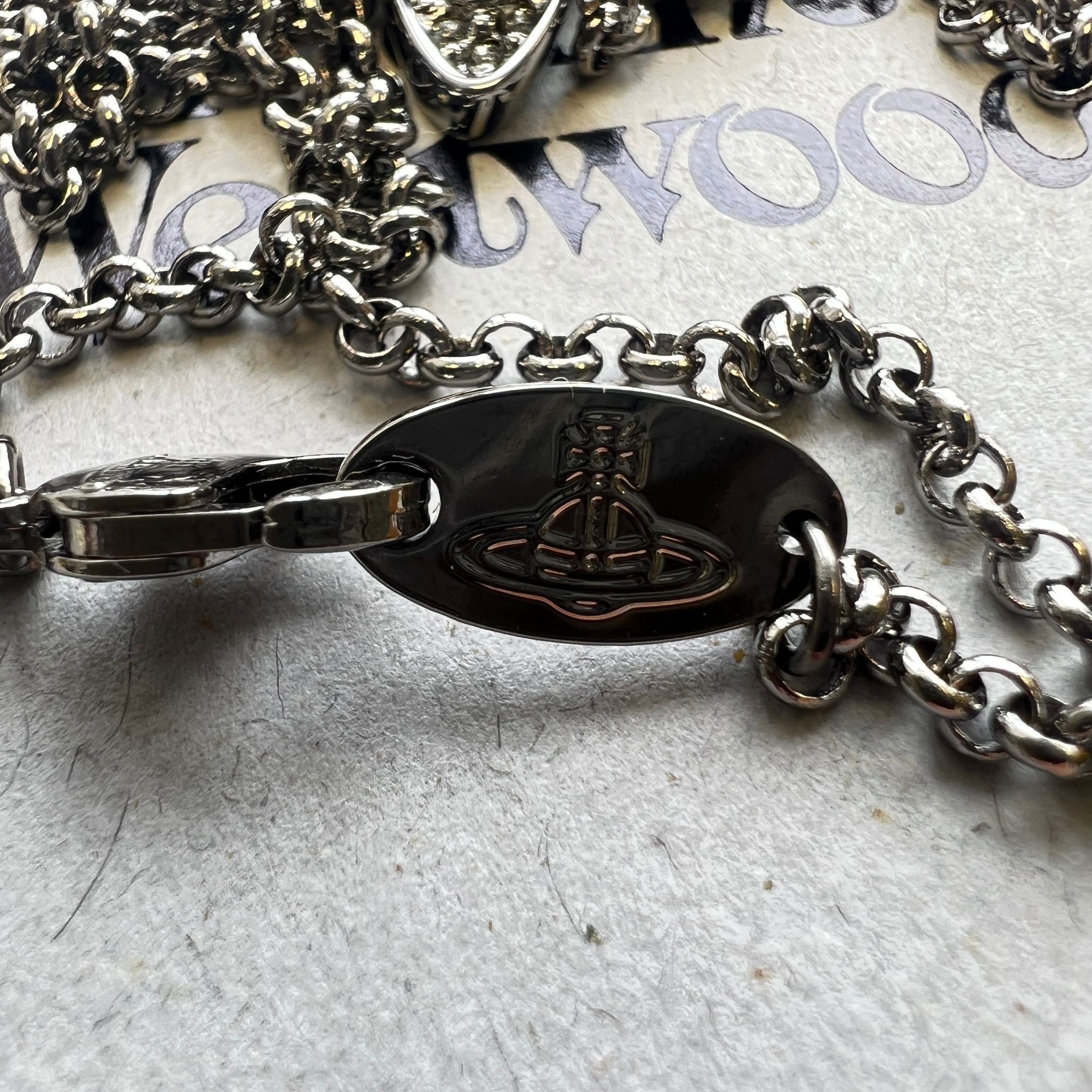 Vivienne Westwood MAN MINI BAS RELIEF ORB ネックレス (Vivienne