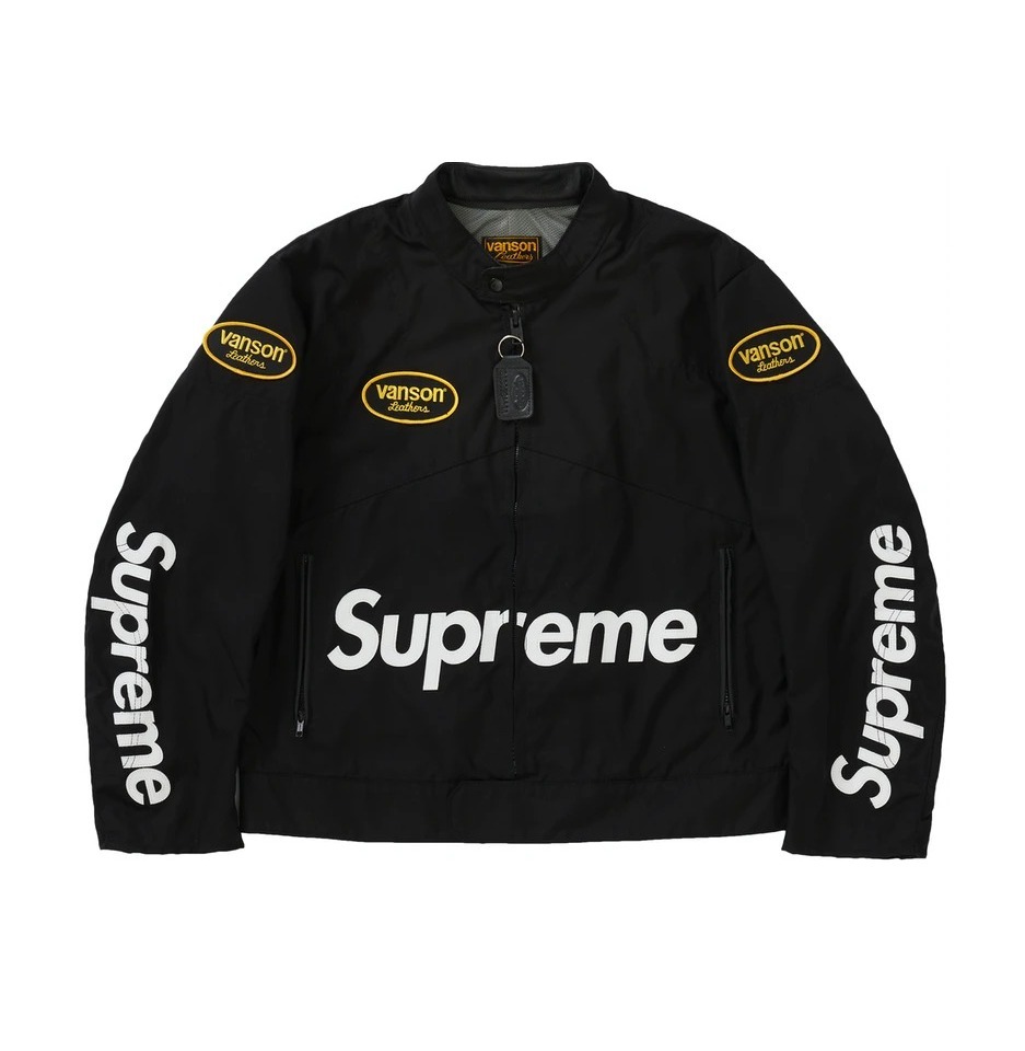 Supreme Vanson Leathers Cordura Jacket シュプリーム 革ジャン