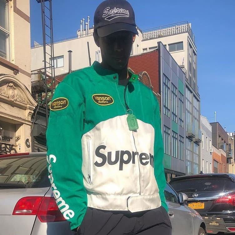 Supreme Vanson Leathers Cordura Jacket シュプリーム 革ジャン