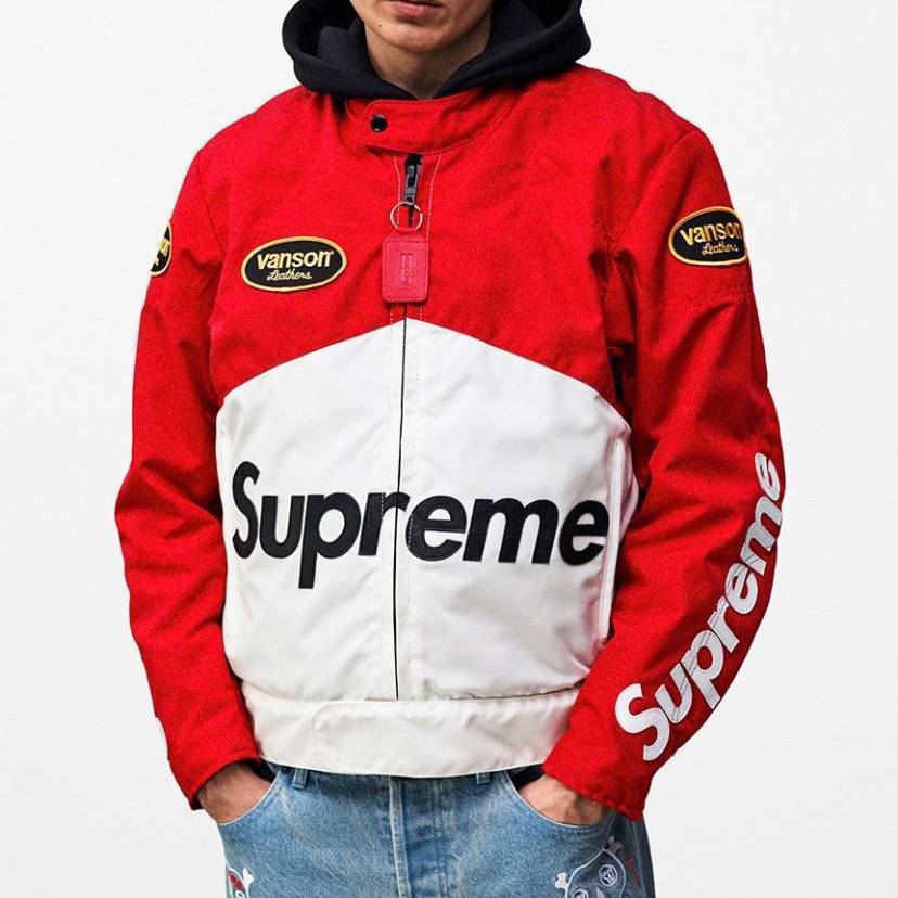 Supreme Vanson Leathers Cordura Jacket シュプリーム 革ジャン