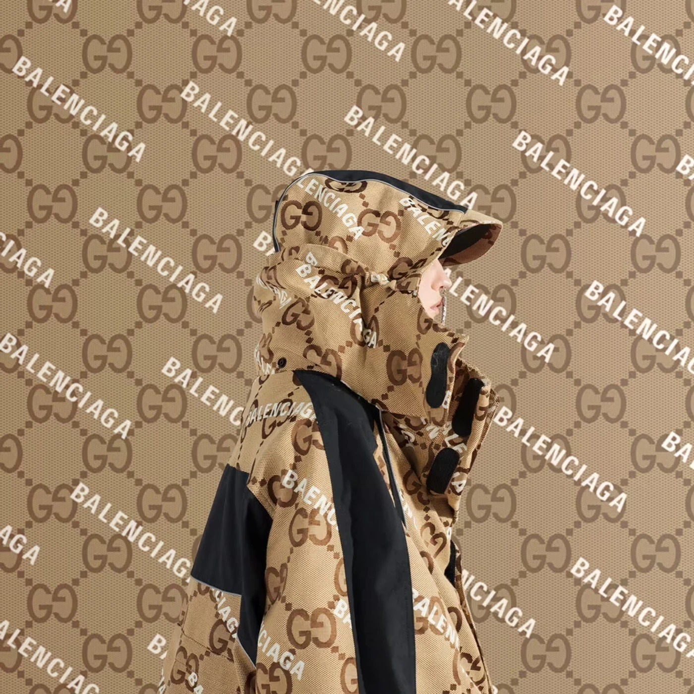 Gucci Balenciaga The Hacker Project Jumbo GG Jacket グッチ (GUCCI