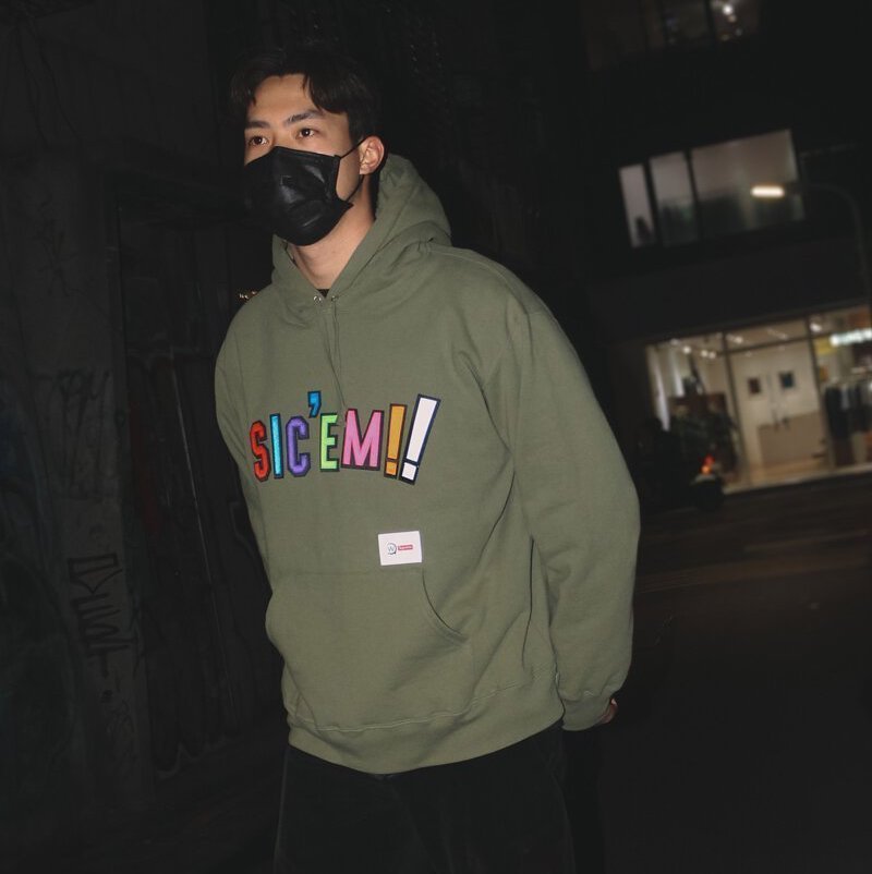 Supreme WTAPS Sic'em! Hooded Olive ダブルタップス フーディ