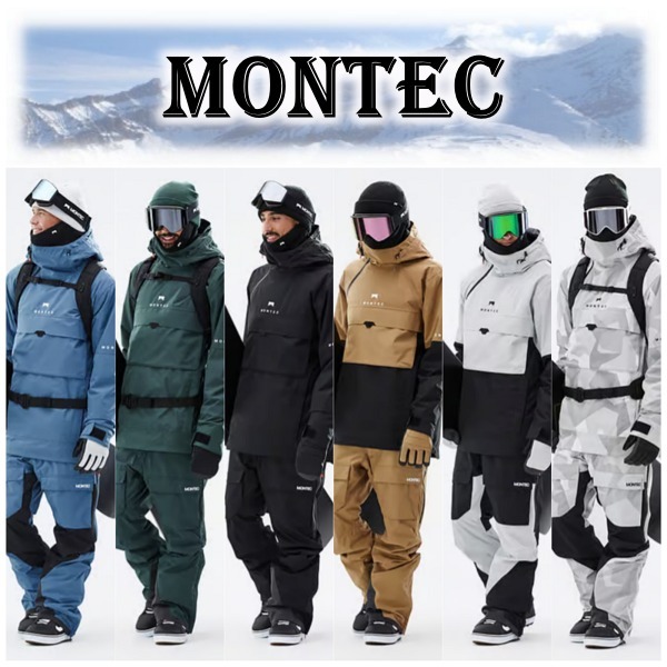 上下セット【MONTEC】Ski Snowboard Wear Men's◇JK＆ビブパンツ