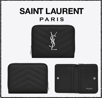 ラウンドジップ(ファスナー) Saint Laurent(サンローラン) 折りたたみ
