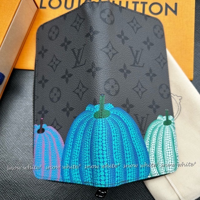 明日着 限定 LV モノグラムエクリプスx草間彌生 長財布 ZIPPY (Louis