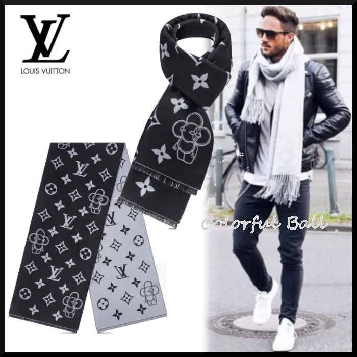 国内発送】Louis Vuitton マフラー モノグラム ヴィヴィエンヌ (Louis