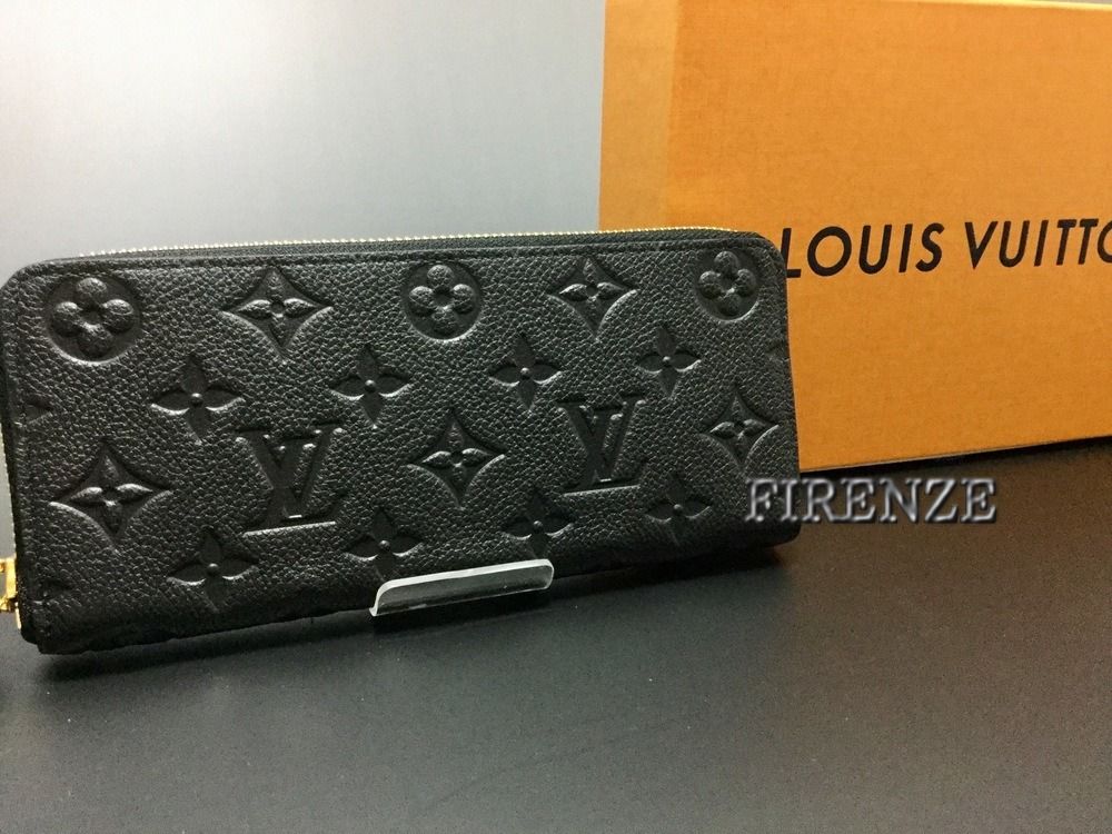 ☆LOUIS VUITTON☆大人気!【クレマンス アンプラント】黒 長財布