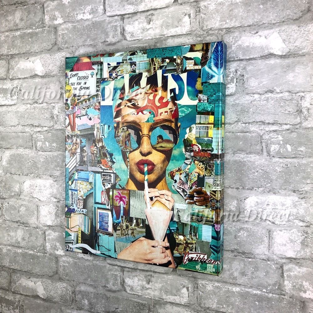 Oliver Gal 特大 76x91cm Summer Shores キャンバスアート (Oliver Gal