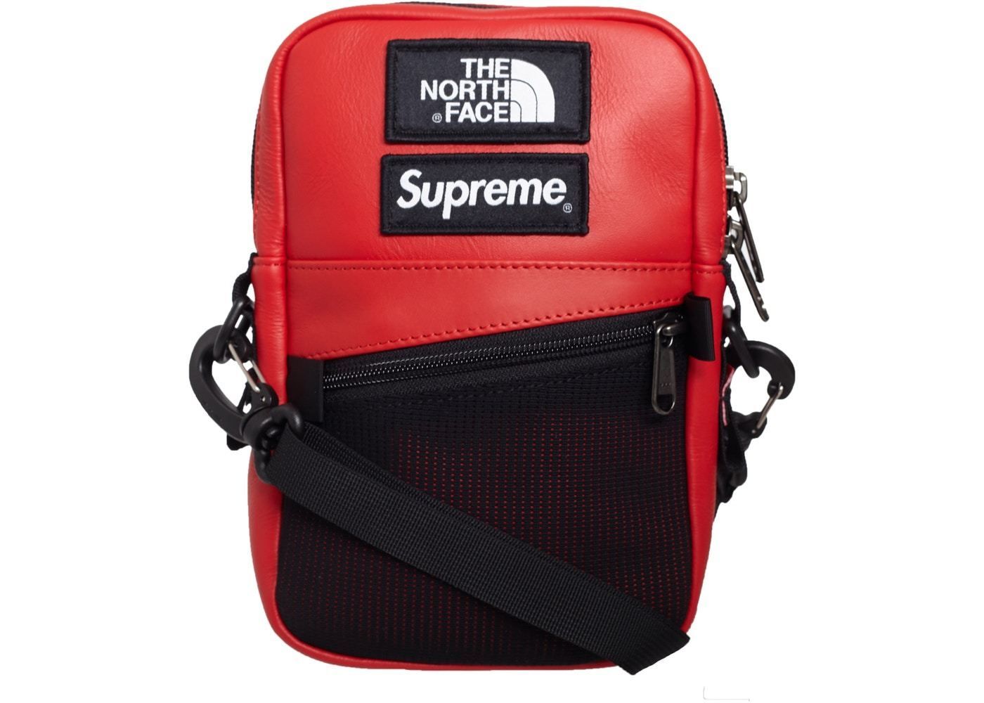 SUPREME x North Face☆レザーショルダーバッグ Shoulder Bag (Supreme
