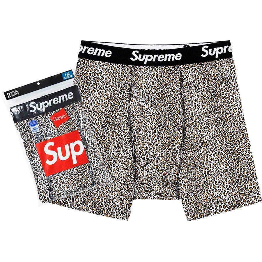 SS19 Supreme Hanes Leopard Boxer Briefs 2Pack - シュプリーム