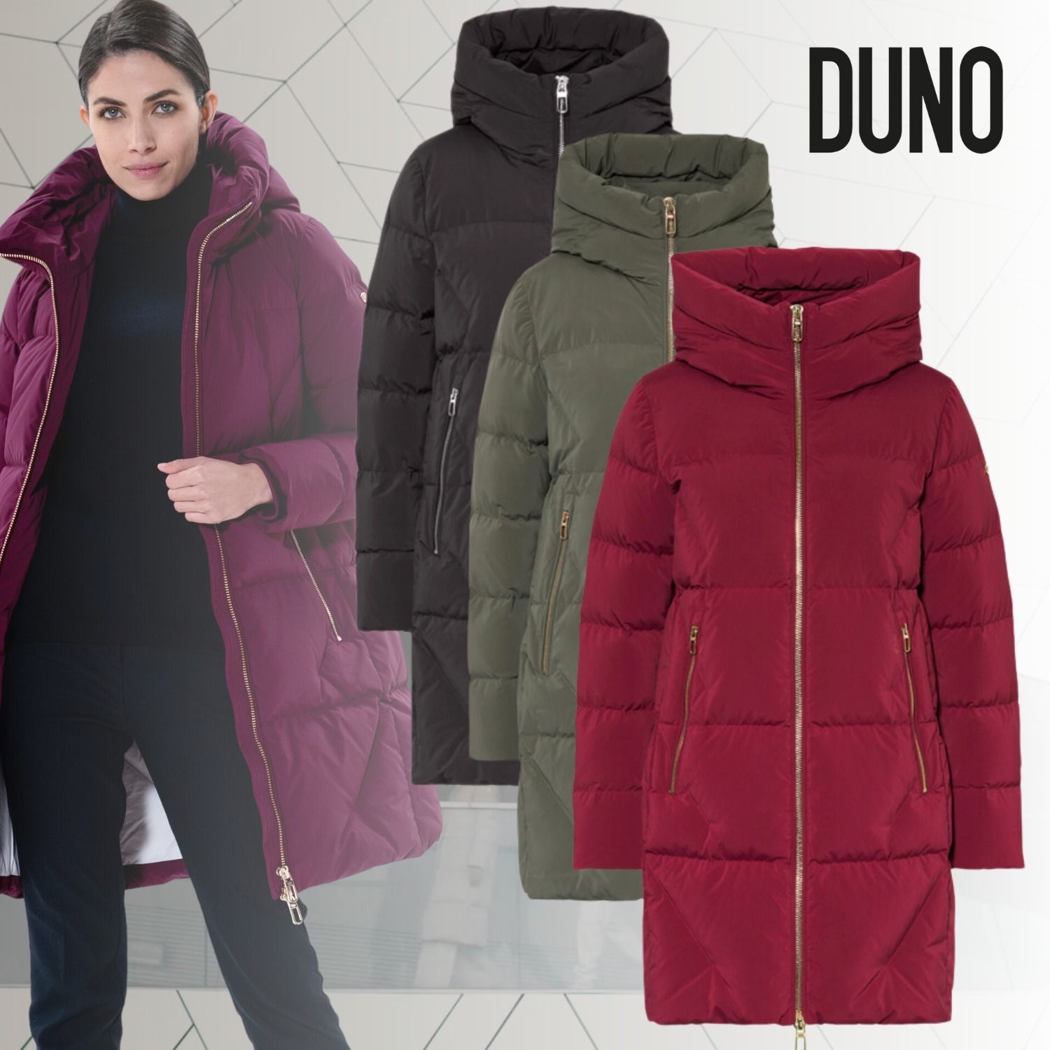 DUNO デュノ PURIA Down ダウンコート Jacket ジャケット (DUNO/ダウン