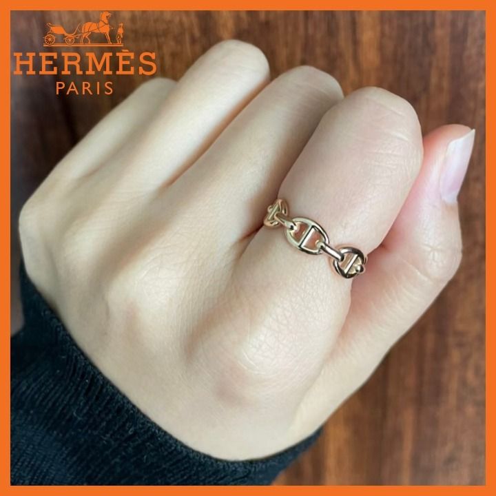 ☆大人気☆HERMES シェーヌダンクル アンシェネ リング (HERMES/指輪