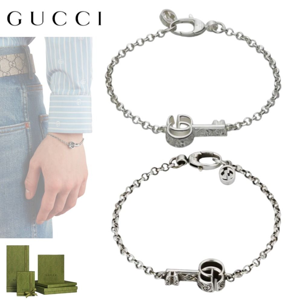 GUCCI】ダブルG キーチャーム ブレスレット (GUCCI/ブレスレット