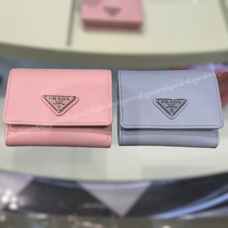 限定！すぐ届く！PRADA サフィアーノトライアングル 財布 (PRADA