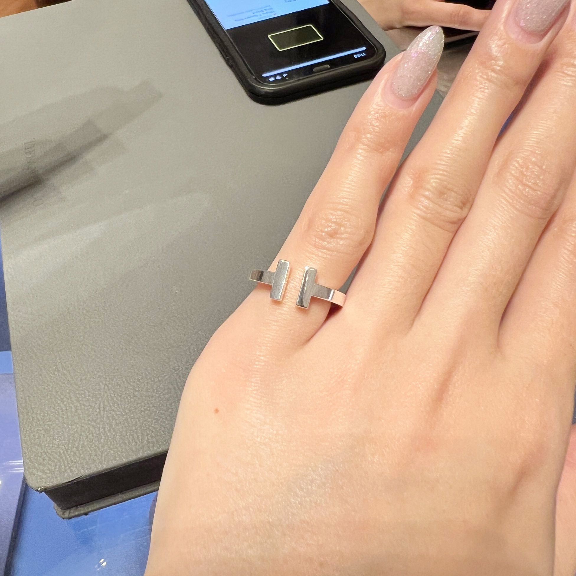 ☆Tiffany & Co☆ Tiffany T スクエアリング (Tiffany & Co/指輪