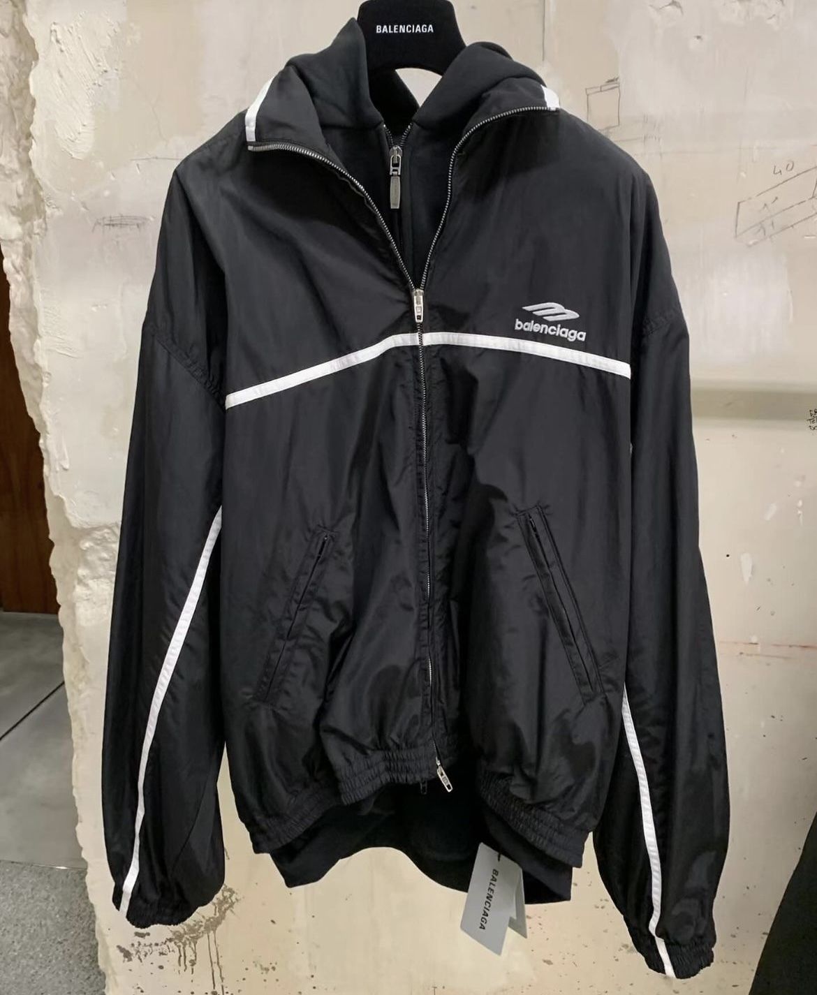 BALENCIAGA トロンプロイユ レイヤード シャツ BB ICON