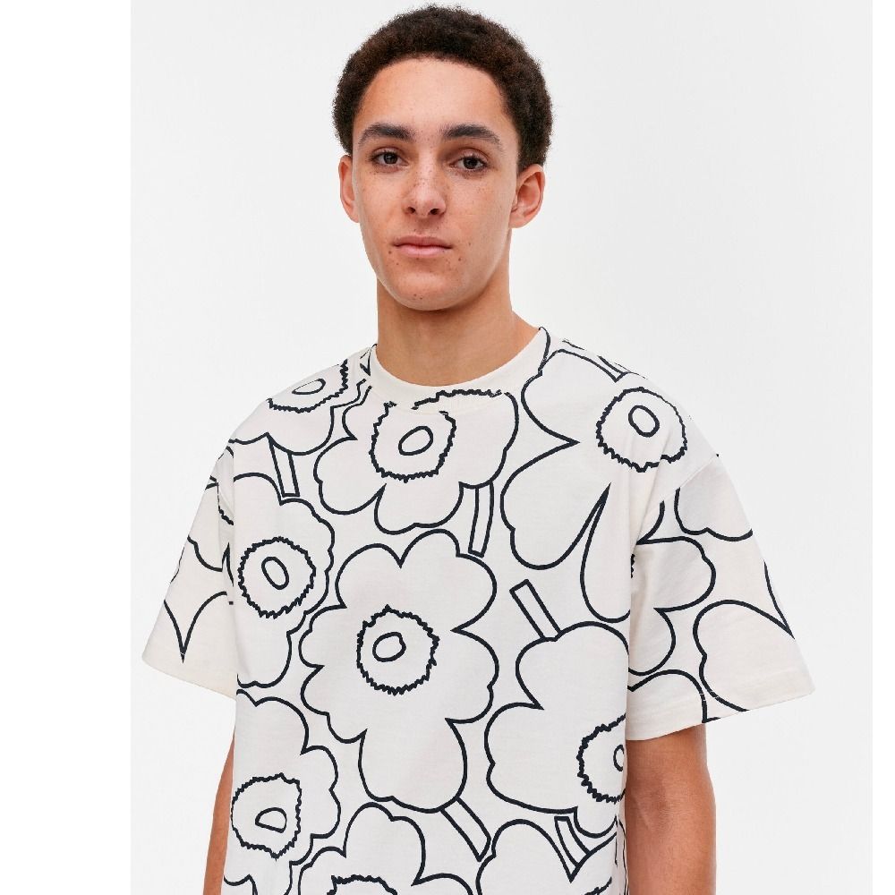 2024SS】マリメッコ/ Nopeus Pieni Piirto Unikko Tシャツ (marimekko