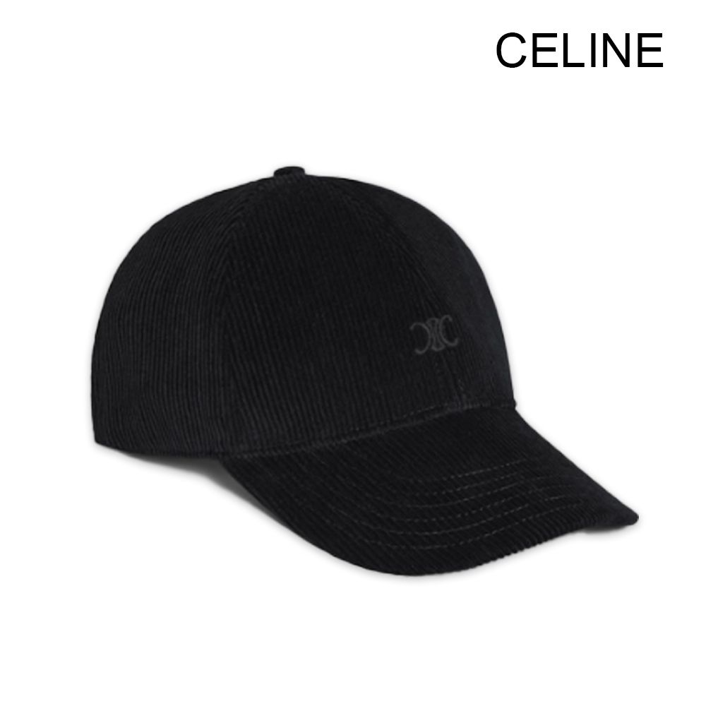CELINE/セリーヌ ミニトリオンフ 刺繍入 ベースボール キャップ