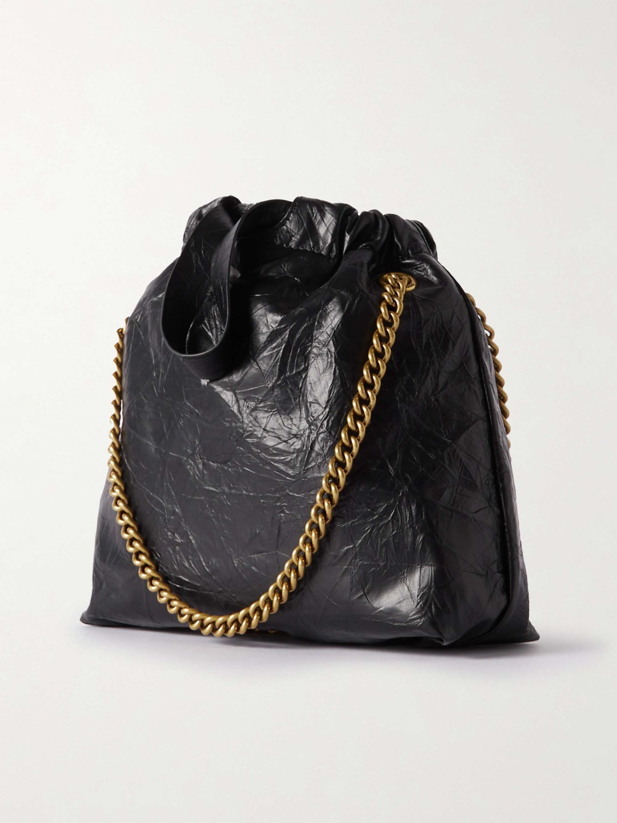 BALENCIAGA」CRUSH テクスチャードレザー ミニトートバッグ